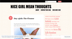 Desktop Screenshot of nicegirlmeanthoughts.com